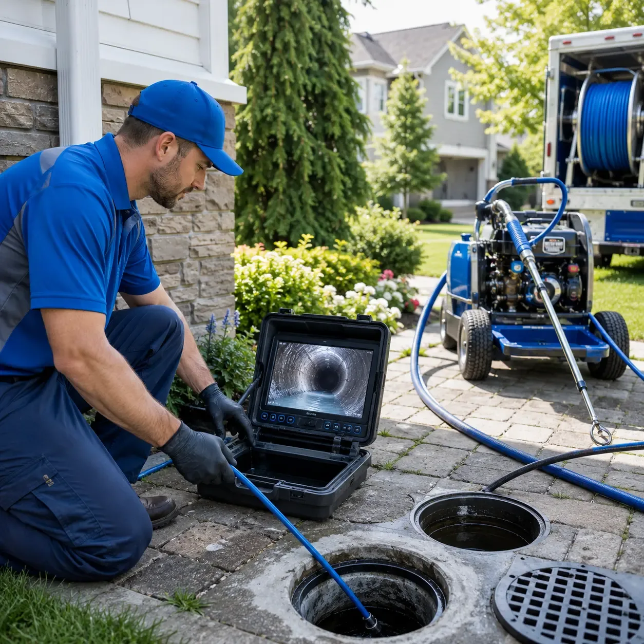 Outdoor drain cleaning professionals serving Augusta, MI