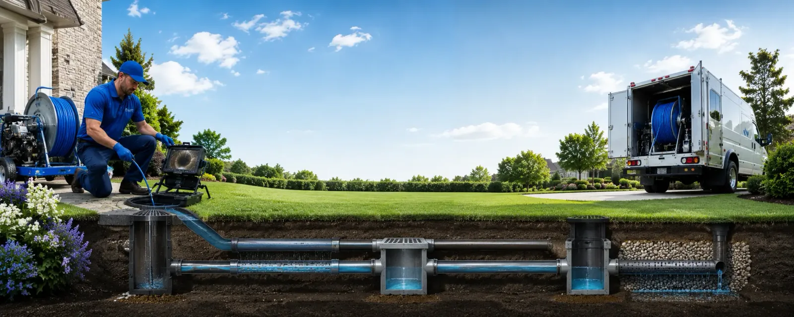 Outdoor drain cleaning information for Augusta, MI