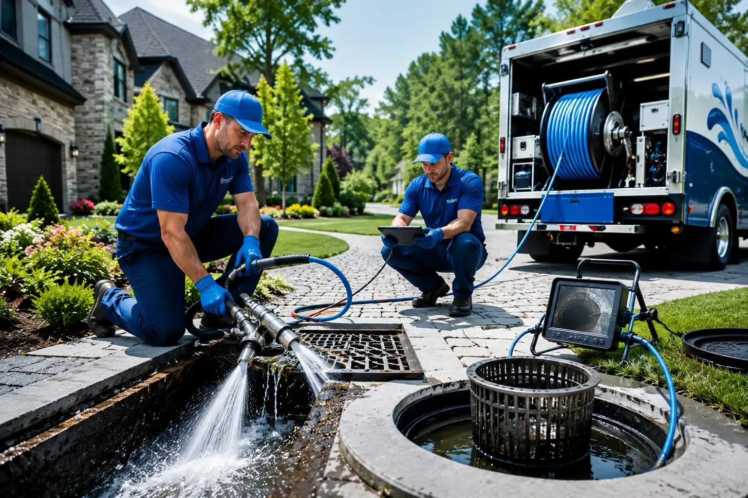 Local outdoor drain cleaning professionals in Augusta, MI